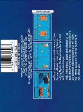Mermaid Madness (UK) (1986) box cover back